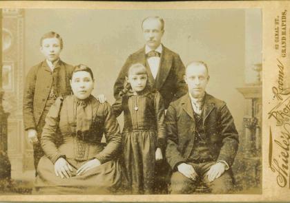 Familiefoto genomen in Grand Rapids