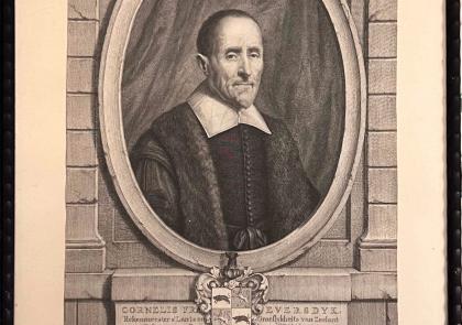 Ingelijst portret van Cornelis F. Eversdijk